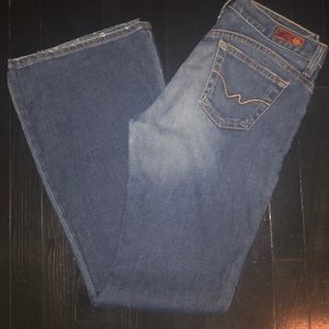 AG JEANS  mid rise flare size 28.      $28